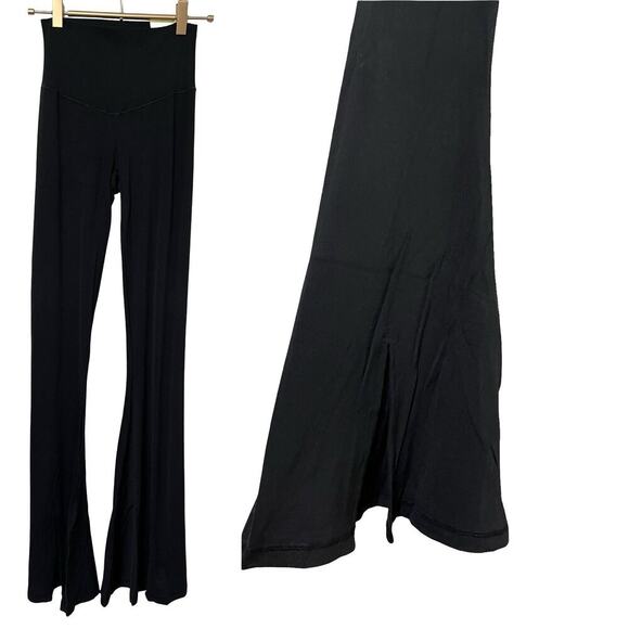 Aerie Offline Super Flare Hi Rise Split Cuff Leggings Size S TALL Retro 90s NWT - Picture 1 of 8